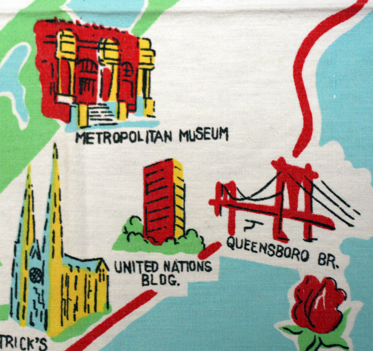 Awesome NY Souvenir Map From The 50’s